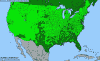 National distribution map