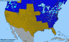 National distribution map
