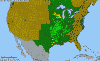National distribution map