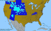 National distribution map