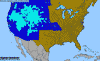 National distribution map