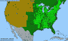 National distribution map