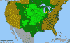 National distribution map