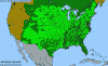 National distribution map