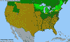 National distribution map