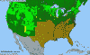 National distribution map
