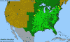 National distribution map