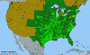 National distribution map