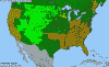 National distribution map