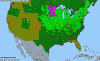 National distribution map