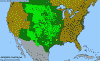 National distribution map