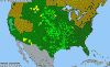 National distribution map