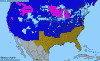 National distribution map