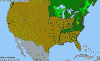 National distribution map