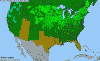 National distribution map