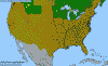 National distribution map