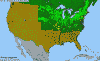 National distribution map