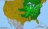 National distribution map