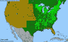 National distribution map
