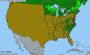 National distribution map