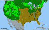 National distribution map