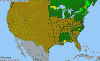 National distribution map