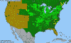 National distribution map