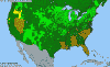 National distribution map