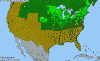 National distribution map