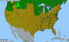 National distribution map