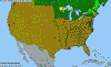 National distribution map