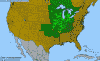 National distribution map