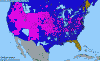 National distribution map