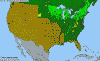 National distribution map