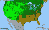 National distribution map