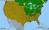 National distribution map