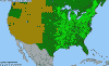 National distribution map