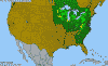 National distribution map