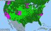 National distribution map