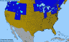 National distribution map
