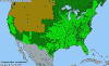 National distribution map