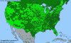 National distribution map