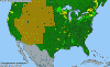 National distribution map