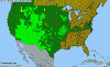 National distribution map