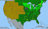 National distribution map