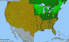 National distribution map