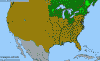 National distribution map