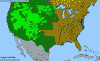 National distribution map