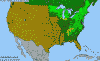 National distribution map
