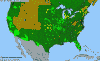 National distribution map